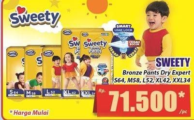 Promo Harga Sweety Bronze Pants Dry X-Pert S64, M58, XXL34, XL42, L52 34 pcs - Hari Hari