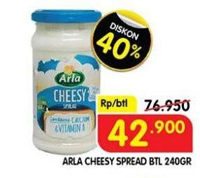 Promo Harga Arla Cheesy Spread 240 gr - Superindo
