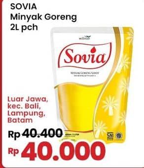 Promo Harga Sovia Minyak Goreng 2000 ml - Indomaret