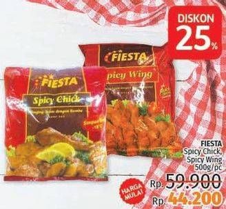Promo Harga Spicy Chick / Spicy Wing 500gr  - LotteMart