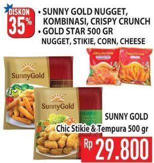 Promo Harga SUNNY GOLD Chicken Nugget/ Tempura 500 gr - Hypermart