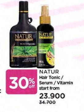 Promo Harga NATUR Hair Tonic/ Serum/ Vitamin  - Watsons