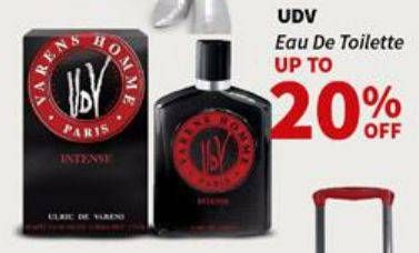 Promo Harga UDV Eau De Toilette 100 ml - Carrefour