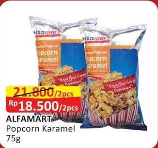 Promo Harga Alfamart Popcorn Karamel 75 gr - Alfamart