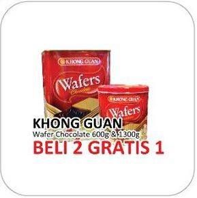 Promo Harga KHONG GUAN Wafers Chocolate  - Yogya