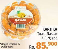 Promo Harga KARTIKA Toast Nastar 319 gr - LotteMart