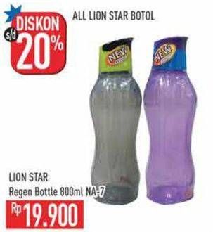 Promo Harga Lion Star Botol Air Regen NA-7 800 ml - Hypermart