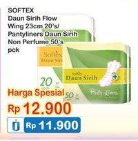 Promo Harga Pembalut Daun Sirih Flow Wing 23cm/ Pantyliner Daun Sirih Non Perfume  - Indomaret