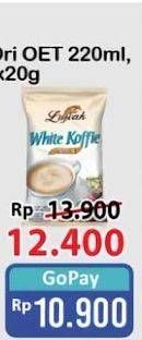 Promo Harga Luwak White Koffie Original per 10 sachet 20 gr - Alfamart