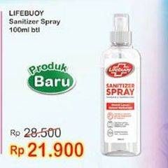 Promo Harga LIFEBUOY Sanitizer Spray 100 ml - Indomaret