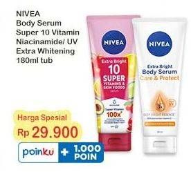 Nivea Extra Bright 10 Super Vitamins & Skin Food Serum/Nivea Body Serum