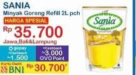 Promo Harga Sania Minyak Goreng 2000 ml - Indomaret