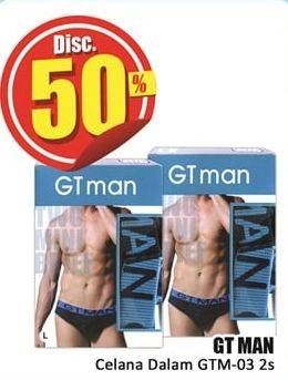 Promo Harga GT MAN Celana Dalam Pria GTM03 2 pcs - Hari Hari