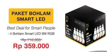 Promo Harga IT Smart LED Bulb 9W  - Erafone