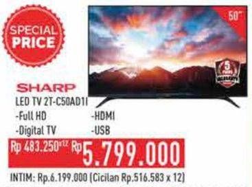 Promo Harga Sharp 2T-C50AD1i Full-HD 50"  - Hypermart