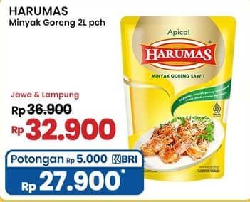 Promo Harga Harumas Minyak Goreng 2000 ml - Indomaret