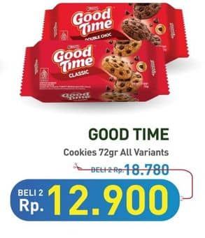 Promo Harga Good Time Cookies Chocochips All Variants 72 gr - Hypermart