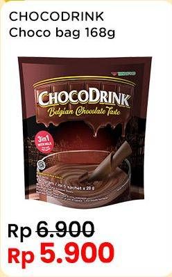 Promo Harga Choco Drink Belgian Chocolate Taste per 6 sachet 28 gr - Indomaret