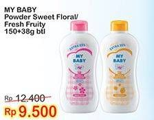 Promo Harga MY BABY Baby Powder Fresh Fruity 150 gr - Indomaret