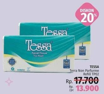 Promo Harga TESSA Facial Tissue TP02  - LotteMart