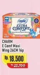 Promo Harga Charm Extra Comfort Maxi Long Wing 26cm 16 pcs - Alfamart