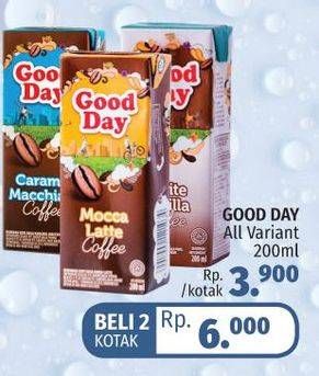 Promo Harga Good Day Instant Coffee 3 in 1 All Variants 200 ml - LotteMart
