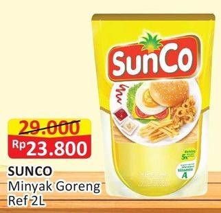 Promo Harga SUNCO Minyak Goreng 2 ltr - Alfamart