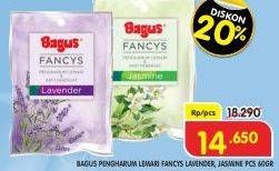 Promo Harga Bagus FANCYS Pengharum Lemari Lavender, Jasmine 60 gr - Superindo