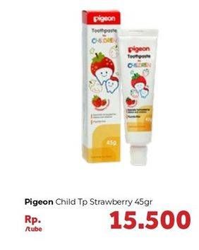 Promo Harga PIGEON Toothpaste for Children Strawberry 45 gr - Carrefour