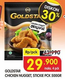 Promo Harga GOLDSTAR Nugget Stickie 500 gr - Superindo