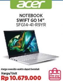 Promo Harga Acer Notebook Swift Go 14 Inci SFG14-41-R9YR  - COURTS