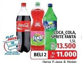 Promo Harga COCA COLA Minuman Soda 1500 ml - LotteMart