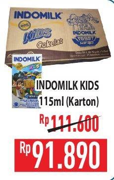 Promo Harga Indomilk Susu UHT Kids per 40 pcs 115 ml - Hypermart