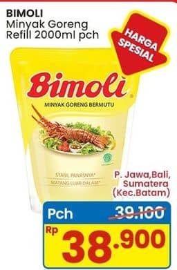Promo Harga Bimoli Minyak Goreng 2000 ml - Indomaret
