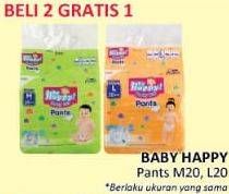 Promo Harga Baby Happy Body Fit Pants M20, L20 20 pcs - Alfamidi
