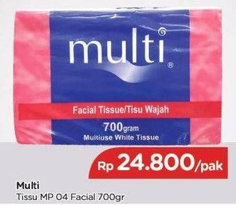 Promo Harga MULTI Facial Tissue MP04 700 gr - TIP TOP