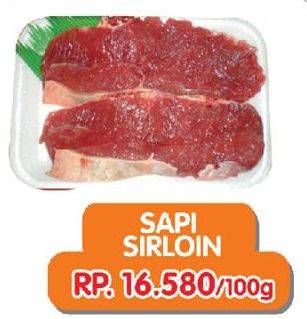 Promo Harga Daging Has Luar (Daging Sirloin) per 100 gr - Yogya