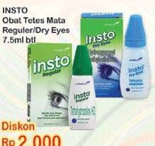 Promo Harga INSTO Obat Tetes Mata Reguler, Dry Eyes 7 ml - Indomaret