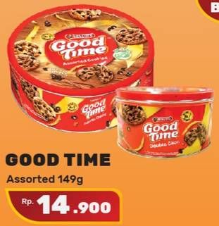 Promo Harga GOOD TIME Chocochips Assorted Cookies Tin All Variants 149 gr - Yogya