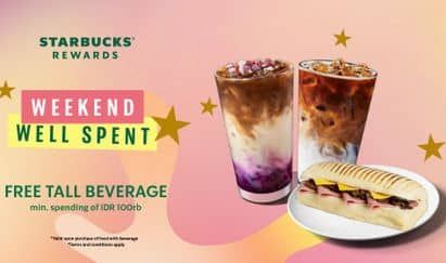 Promo Harga Weekend Well Spent  - Starbucks