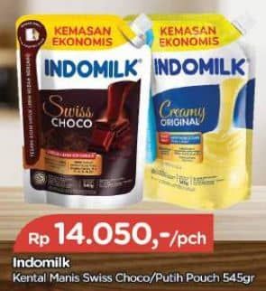 Promo Harga Indomilk Susu Kental Manis Cokelat, Plain 545 gr - TIP TOP