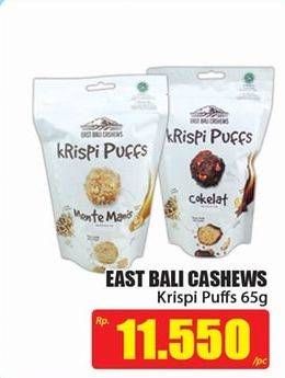Promo Harga EAST BALI CASHEW Krispi Puffs 65 gr - Hari Hari