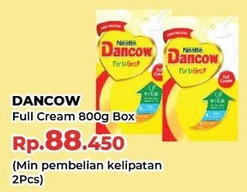 Promo Harga Dancow FortiGro Susu Bubuk Full Cream 800 gr - Yogya