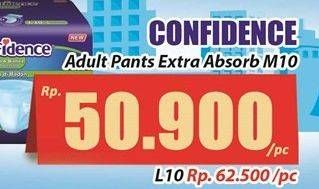 Promo Harga Confidence Adult Diapers Heavy Flow L10 10 pcs - Hari Hari