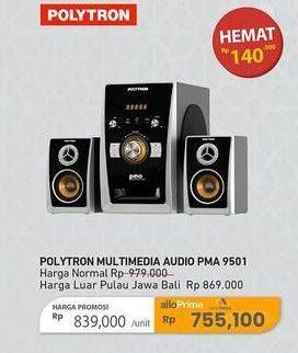 Promo Harga Polytron PMA 9501 | Multimedia Audio 35 Watt  - Carrefour