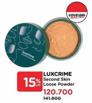Promo Harga Luxcrime Second Skin Loose Powder 12 gr - Watsons