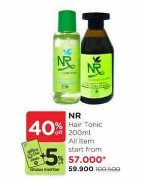 Promo Harga NR Hair Tonic All Variants 200 ml - Watsons