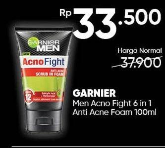 Promo Harga GARNIER MEN Acno Fight Facial Foam Anti Acne 50 ml - Guardian