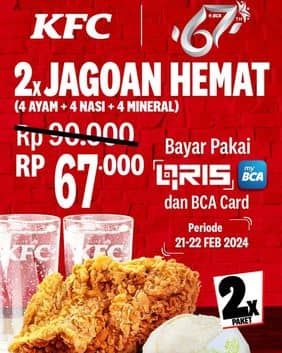 Promo Harga 2x Jagoan Hemat  - KFC