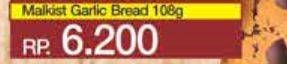 Promo Harga Kokola Malkist Garlic Bread 108 gr - Yogya